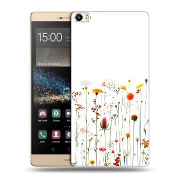 Пластиковый чехол на Huawei P8 Max с принтом цветы