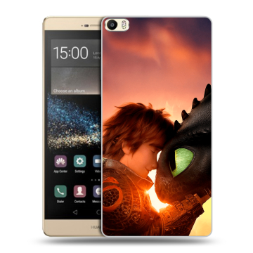 Пластиковый чехол на Huawei P8 Max с принтом Как приручить дракона