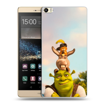 Пластиковый чехол на Huawei P8 Max с принтом Шрек Shrek