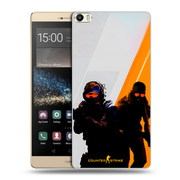 Пластиковый чехол на Huawei P8 Max с принтом Контер страйк Counter strike