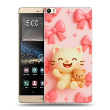 Пластиковый чехол на Huawei P8 Max с принтом для девочек