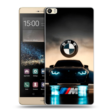 Пластиковый чехол на Huawei P8 Max с принтом БМВ BMW