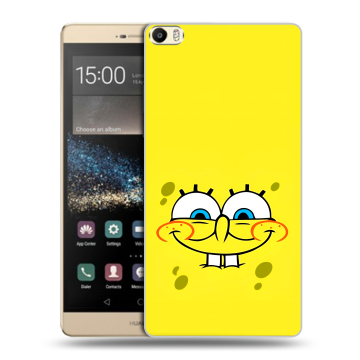 Пластиковый чехол на Huawei P8 Max с принтом спанчбоб спанч боб