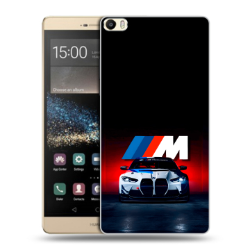 Пластиковый чехол на Huawei P8 Max с принтом БМВ BMW