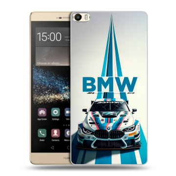 Пластиковый чехол на Huawei P8 Max с принтом БМВ BMW