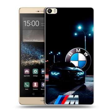 Пластиковый чехол на Huawei P8 Max с принтом БМВ BMW