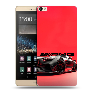 Пластиковый чехол на Huawei P8 Max с принтом Мерседес Mercedes AMG