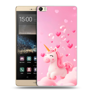 Пластиковый чехол на Huawei P8 Max с принтом Единорог