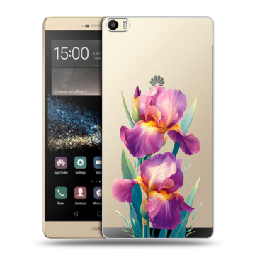 Пластиковый чехол на Huawei P8 Max с принтом Цветы орхидеи