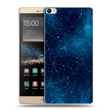Пластиковый чехол на Huawei P8 Max с принтом Космос звезды