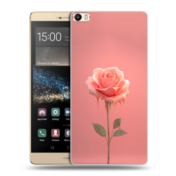 Пластиковый чехол на Huawei P8 Max с принтом Розовая роза