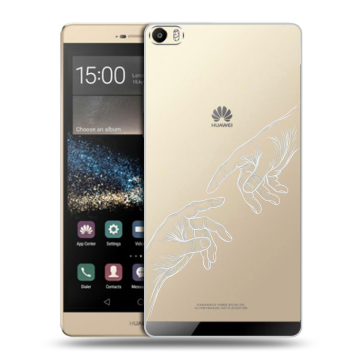 Пластиковый чехол на Huawei P8 Max с принтом Сотворение мира
