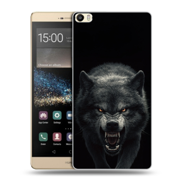 Пластиковый чехол на Huawei P8 Max с принтом Волк