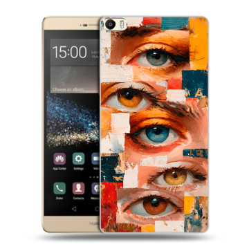 Пластиковый чехол на Huawei P8 Max с принтом Модный принт
