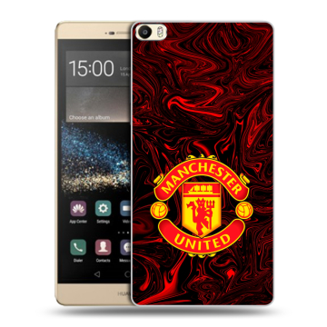 Пластиковый чехол на Huawei P8 Max с принтом Manchester United