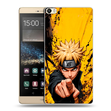 Пластиковый чехол на Huawei P8 Max с принтом Naruto Наруто