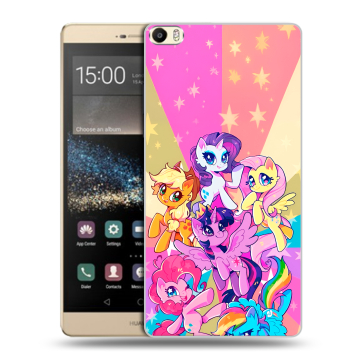 Пластиковый чехол на Huawei P8 Max с принтом My little pony Дружба чудо