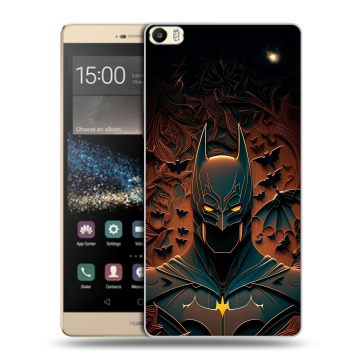 Пластиковый чехол на Huawei P8 Max с принтом Batman Бэтмен