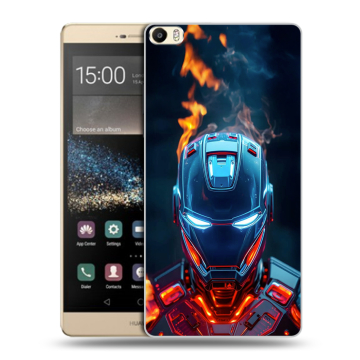 Пластиковый чехол на Huawei P8 Max с принтом IronMan Железный человек