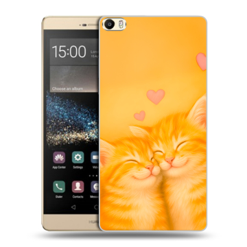 Пластиковый чехол на Huawei P8 Max с принтом Милые котята