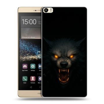 Пластиковый чехол на Huawei P8 Max с принтом Волк