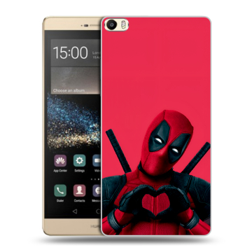 Пластиковый чехол на Huawei P8 Max с принтом Дедпул Deadpool