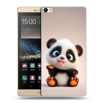 Пластиковый чехол на Huawei P8 Max с принтом милая панда