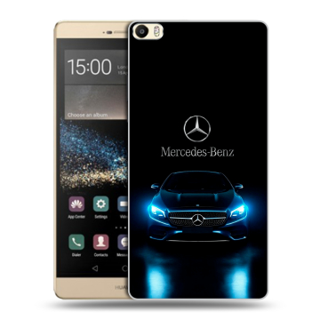 Пластиковый чехол на Huawei P8 Max с принтом Mercedes Мерседес