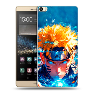 Пластиковый чехол на Huawei P8 Max с принтом Аниме Наруто Naruto