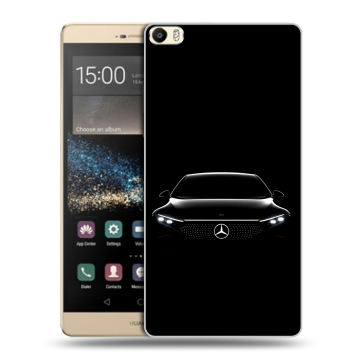 Пластиковый чехол на Huawei P8 Max с принтом Mercedes Мерседес