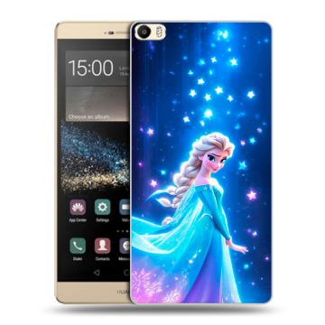 Пластиковый чехол на Huawei P8 Max с принтом Холодное сердце Frozen