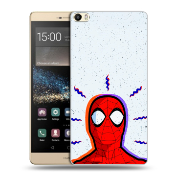 Пластиковый чехол на Huawei P8 Max с принтом Spiderman Человек паук
