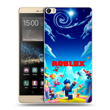 Пластиковый чехол на Huawei P8 Max с принтом Roblox Роблокс