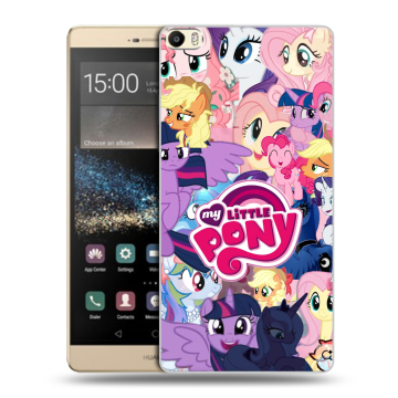 Пластиковый чехол на Huawei P8 Max с принтом My little pony Дружба чудо