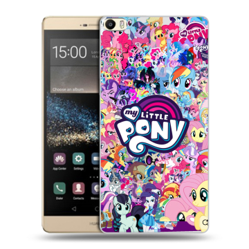 Пластиковый чехол на Huawei P8 Max с принтом My little pony Дружба чудо