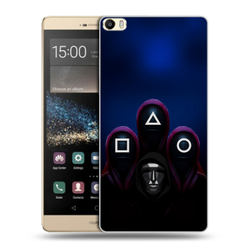Пластиковый чехол на Huawei P8 Max с принтом Игра Кальмара