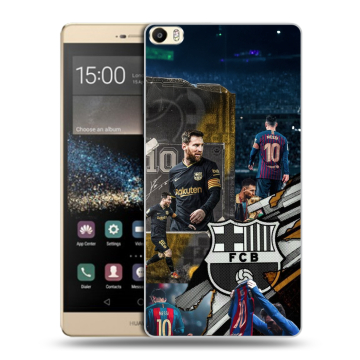 Пластиковый чехол на Huawei P8 Max с принтом Messi Barcelona