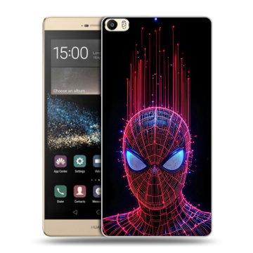 Пластиковый чехол на Huawei P8 Max с принтом Spiderman Человек паук