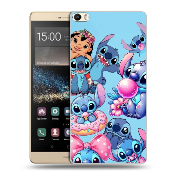 Пластиковый чехол на Huawei P8 Max с принтом Лило и Стич