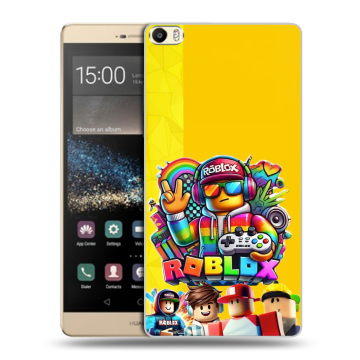 Пластиковый чехол на Huawei P8 Max с принтом Roblox Роблокс