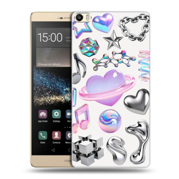 Пластиковый чехол на Huawei P8 Max с принтом Y2K