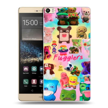 Пластиковый чехол на Huawei P8 Max с принтом Флагер Fuggler