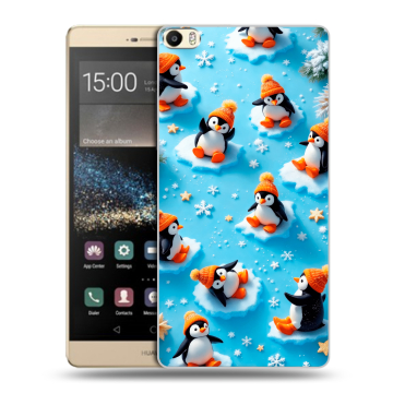 Пластиковый чехол на Huawei P8 Max с принтом Новый год