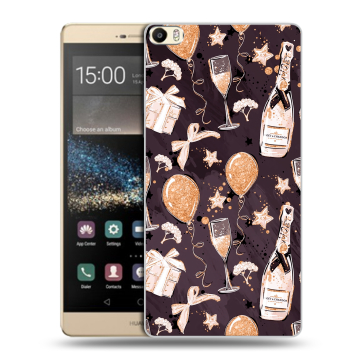 Пластиковый чехол на Huawei P8 Max с принтом Новый год