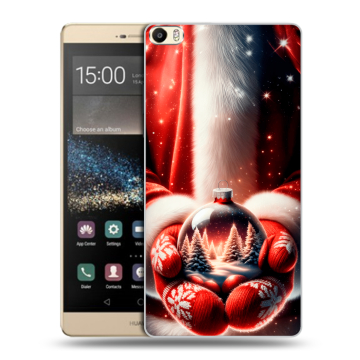 Пластиковый чехол на Huawei P8 Max с принтом Новый год