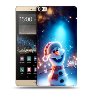 Пластиковый чехол на Huawei P8 Max с принтом Новый год