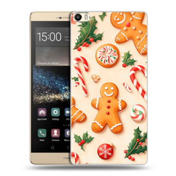 Пластиковый чехол на Huawei P8 Max с принтом Новый год