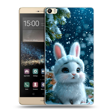 Пластиковый чехол на Huawei P8 Max с принтом Новый год