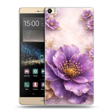 Пластиковый чехол на Huawei P8 Max с принтом женский