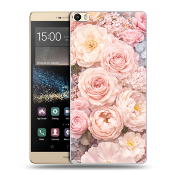 Пластиковый чехол на Huawei P8 Max с принтом женский